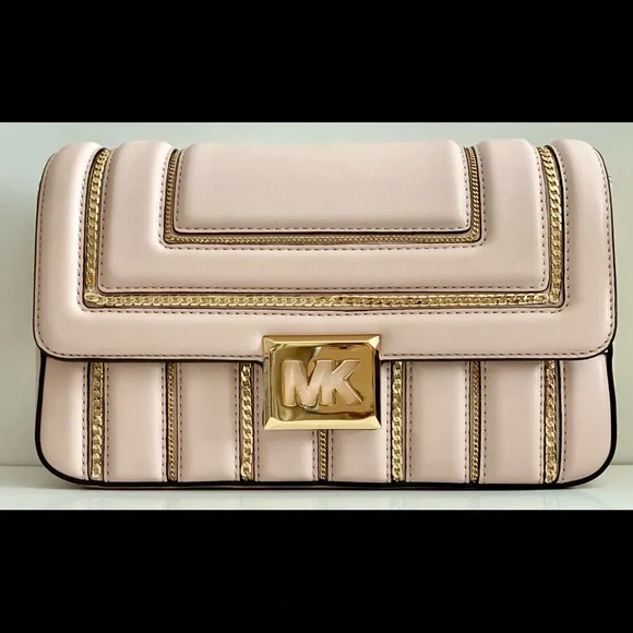 Michael Kors Sonia medium Shoulder / Crossbody Bag - Powder Blush - Picture 9 of 10